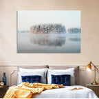 Misty Karelia Lake Wall Art
