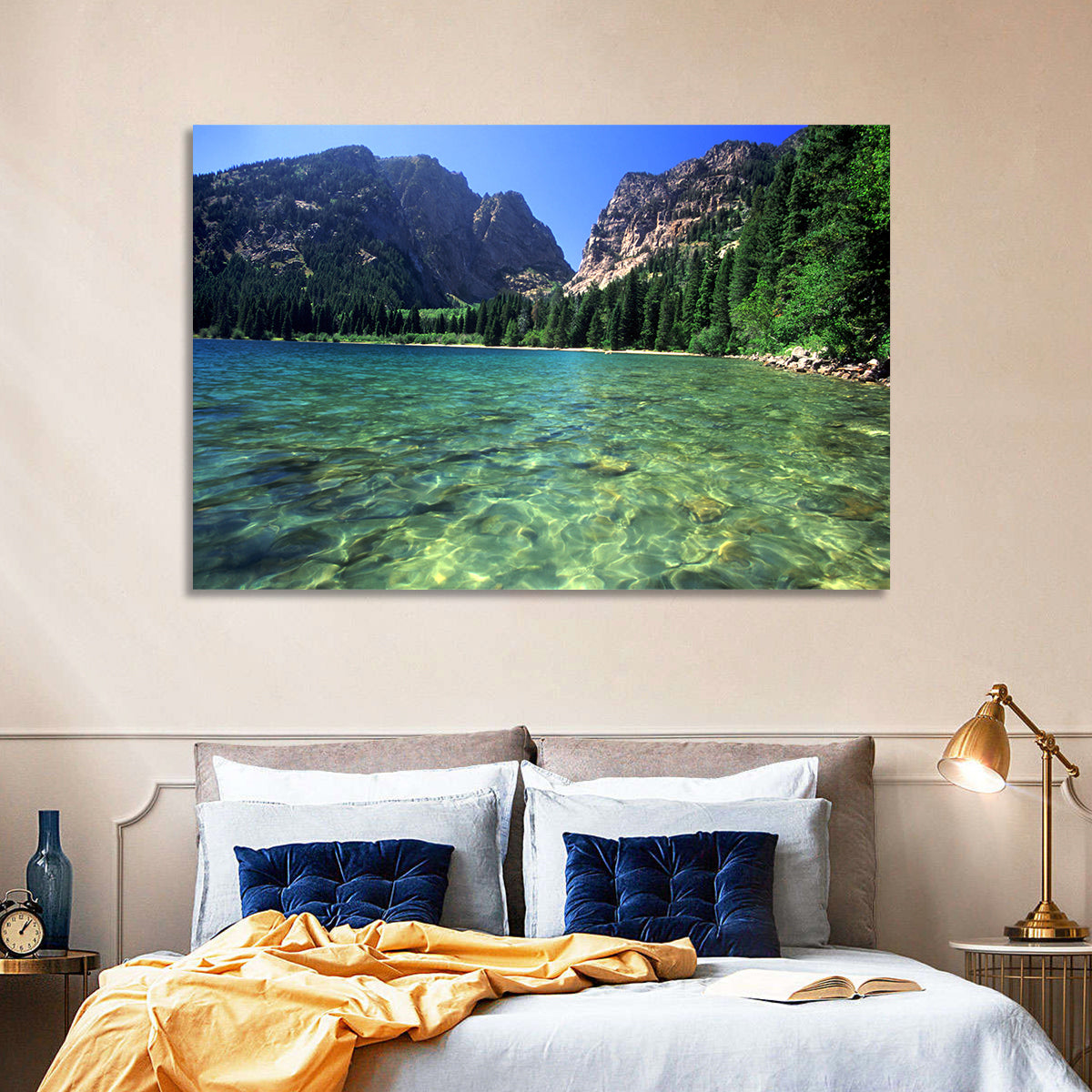 Phelps Lake Landscape Wall Art