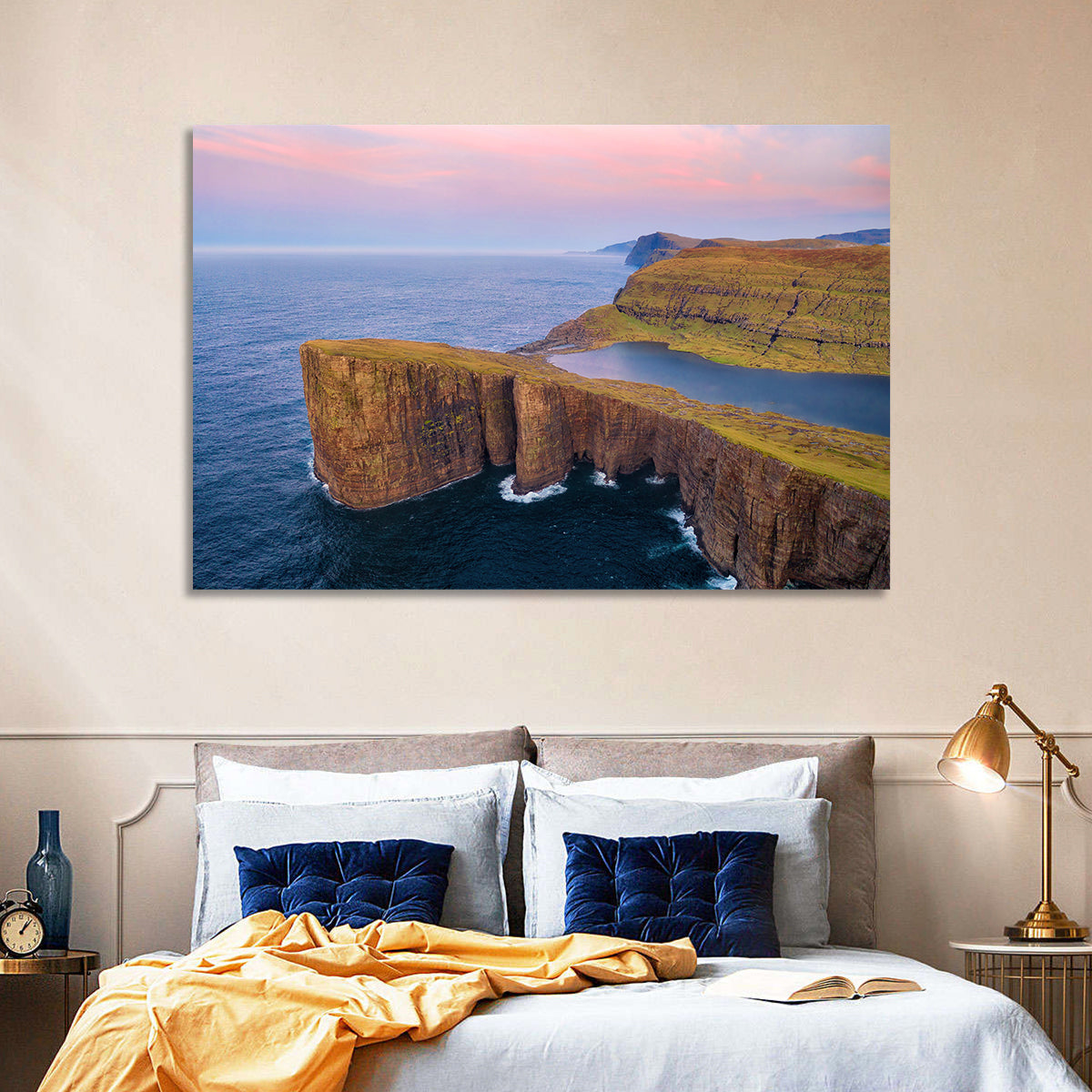 Sørvágsvatn Clifftop Lake Wall Art