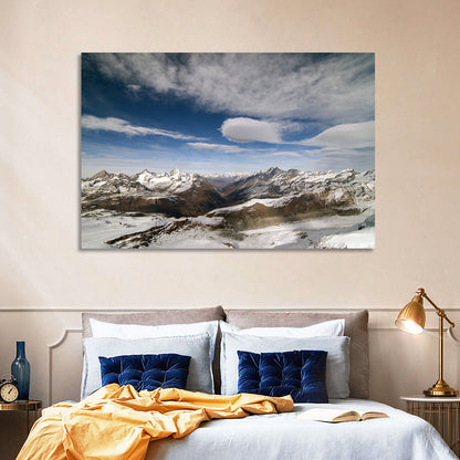 Snow-capped Peaks of Zermatt Wall Art