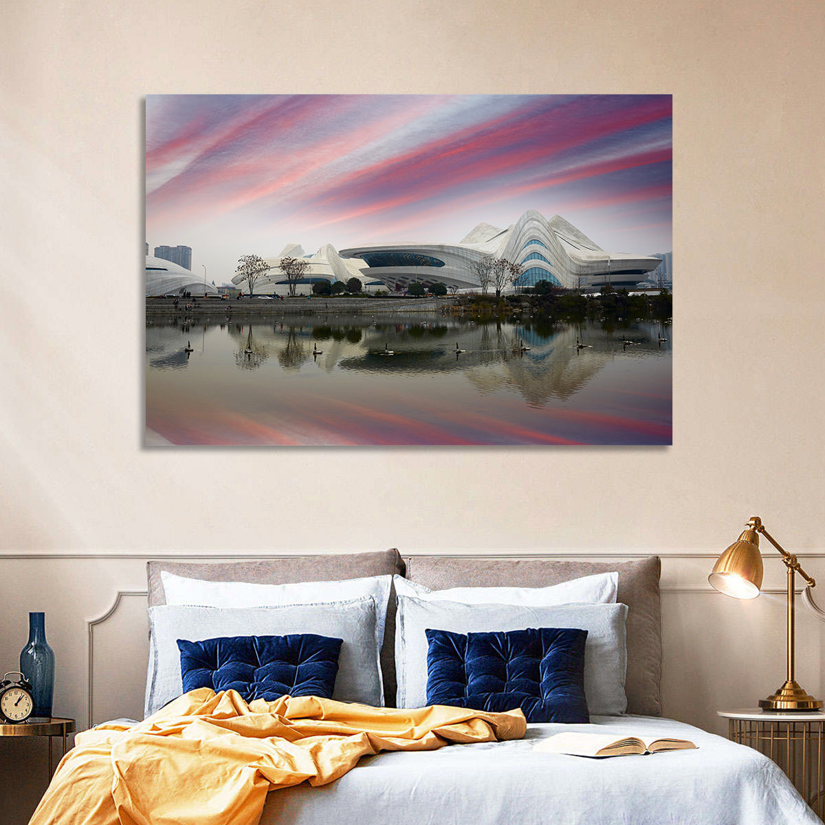Meixihu International Culture and Arts Centre, Changsha Wall Art in a room, landscape