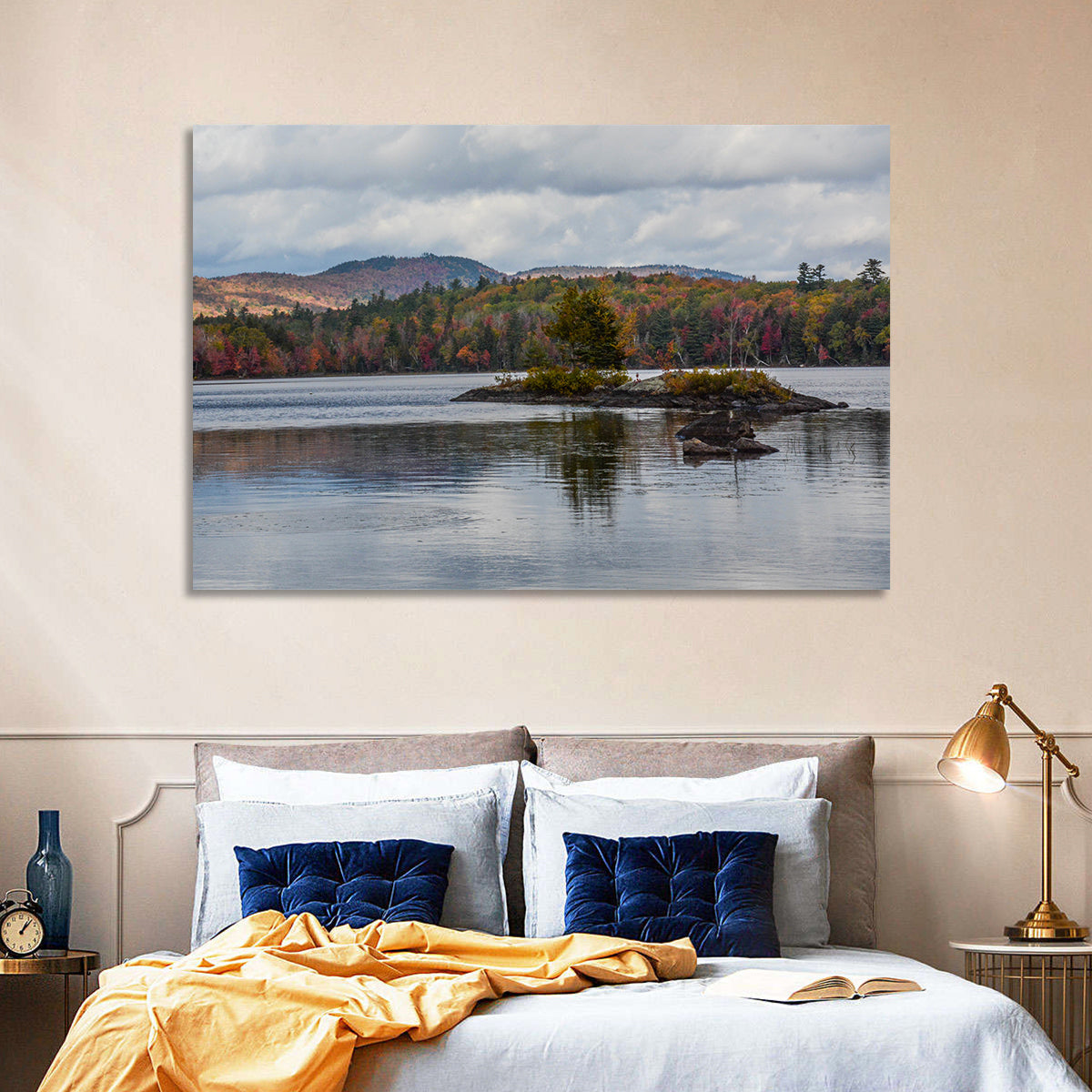Lake Umbagog Autumn Reflection Wall Art