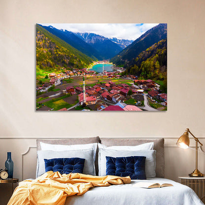 Uzungol Village Lake Wall Art