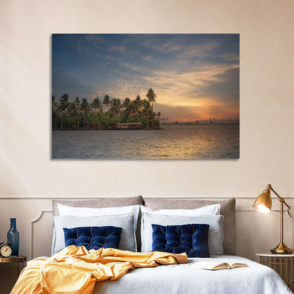 Vembanad Lake Sunset Wall Art