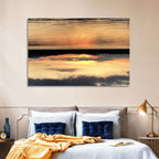 Lake Pleasant Golden Sunset Wall Art