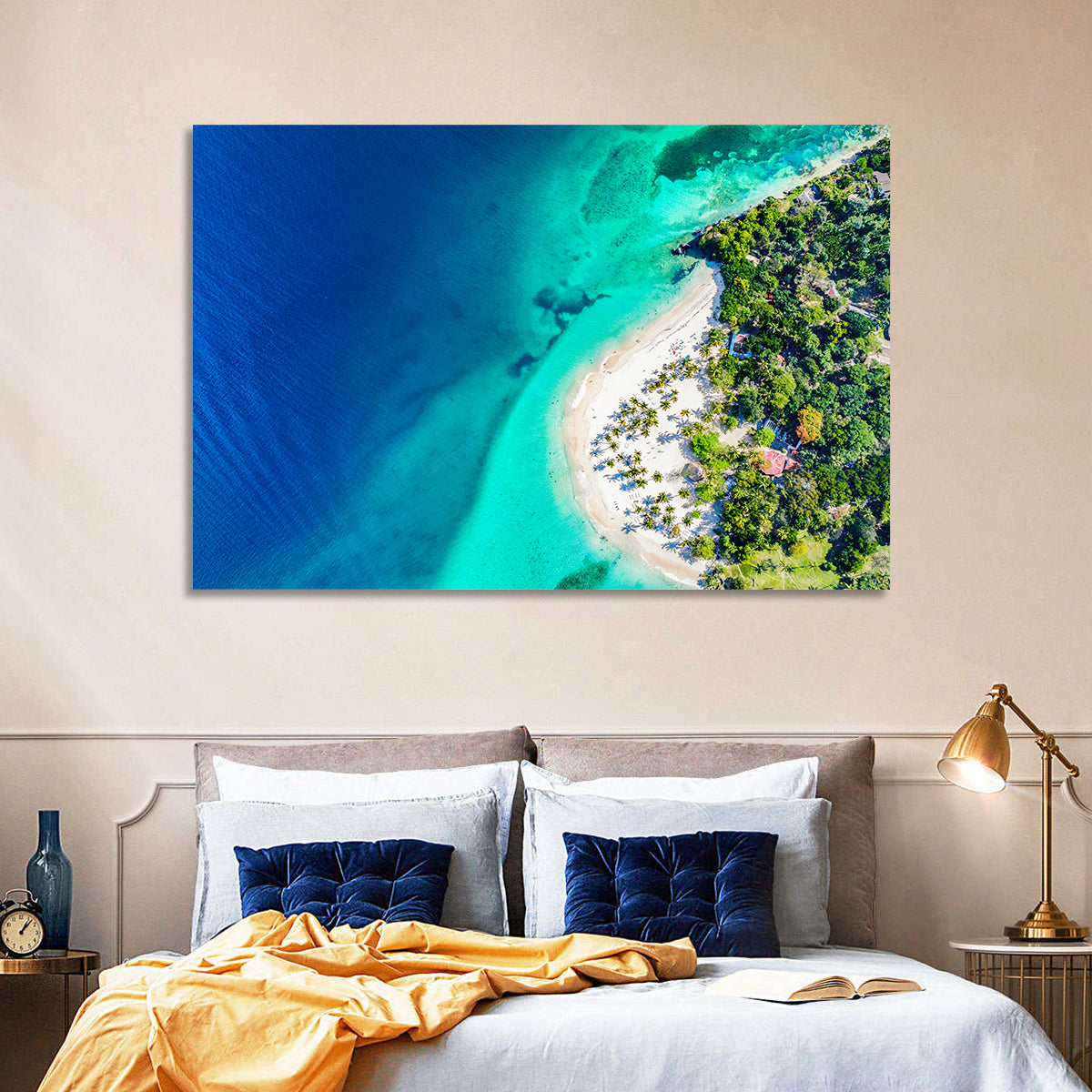 Cayo Levantado Beach Wall Art