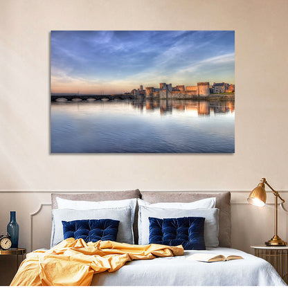 King John's Castle at Sunset Wall Art