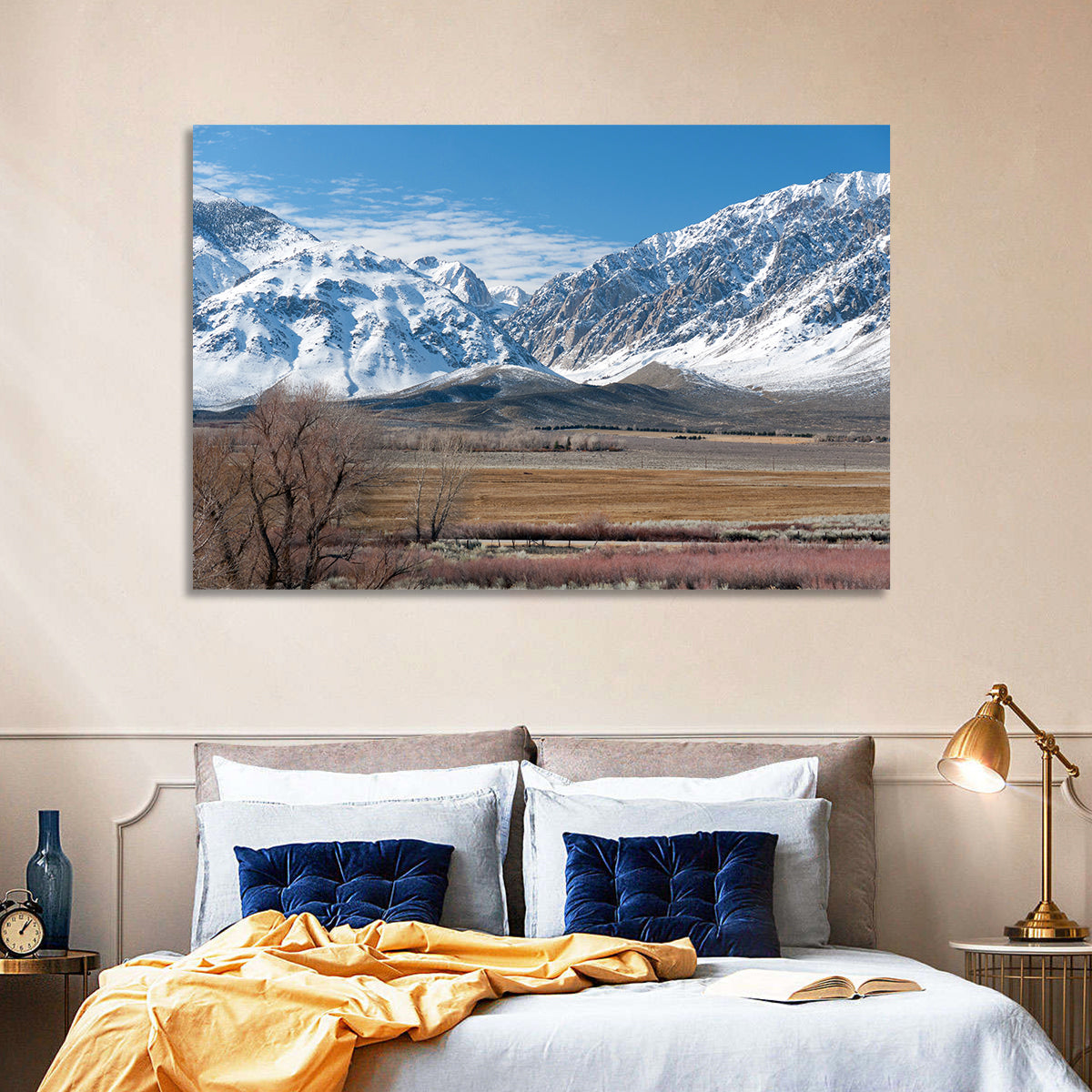 Eastern Sierra Winter Peaks Wall Art