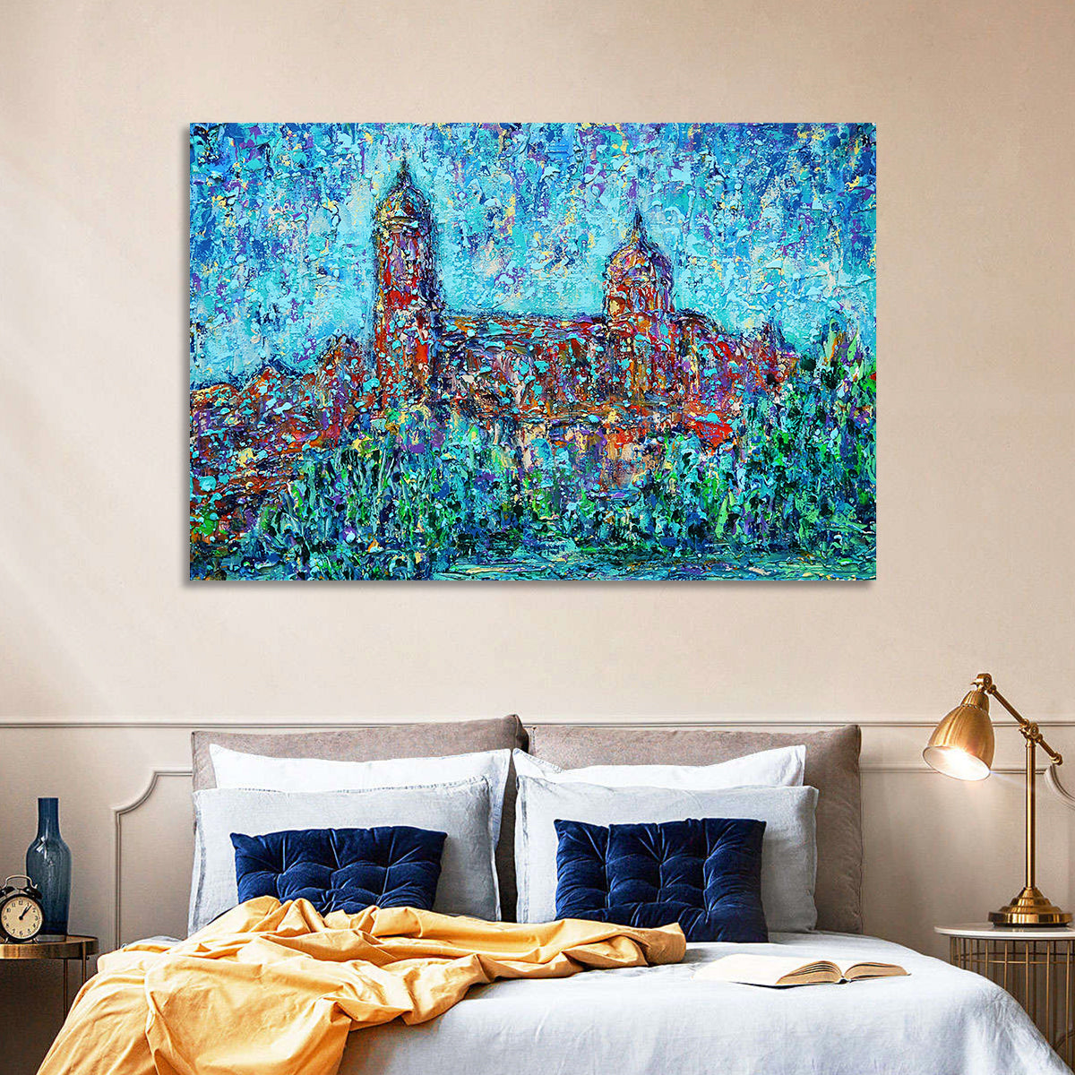 Salamanca Dual Domes Reflection Wall Art