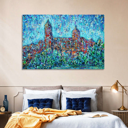 Salamanca Dual Domes Reflection Wall Art