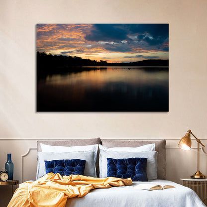 Lake Squam Sunrise Reflection Wall Art