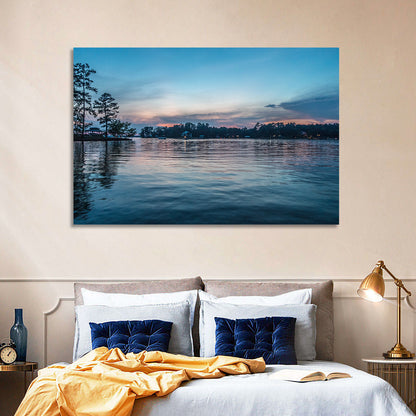 Lake Wateree Twilight Reflection Wall Art