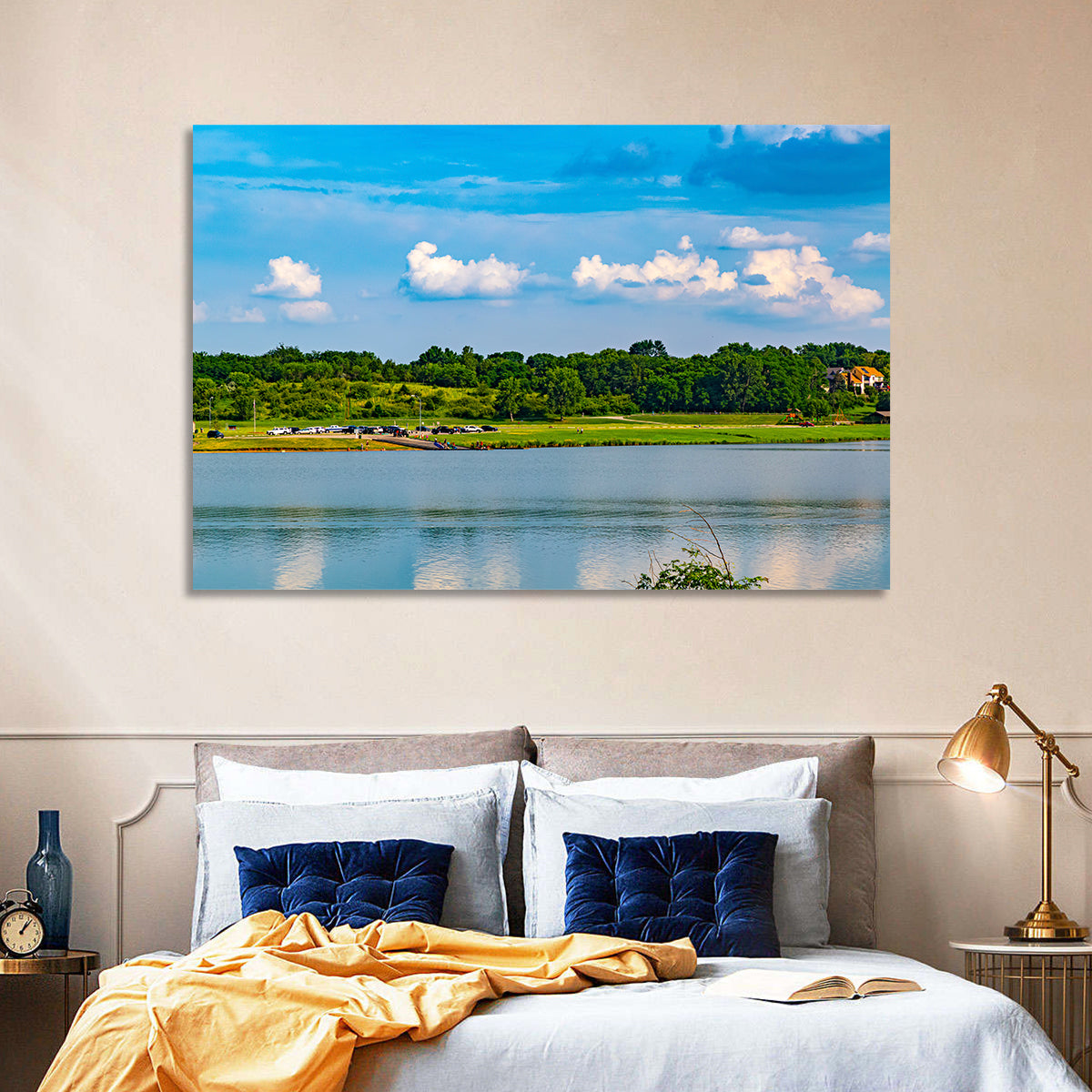 Zorinsky Lake Reflection Wall Art