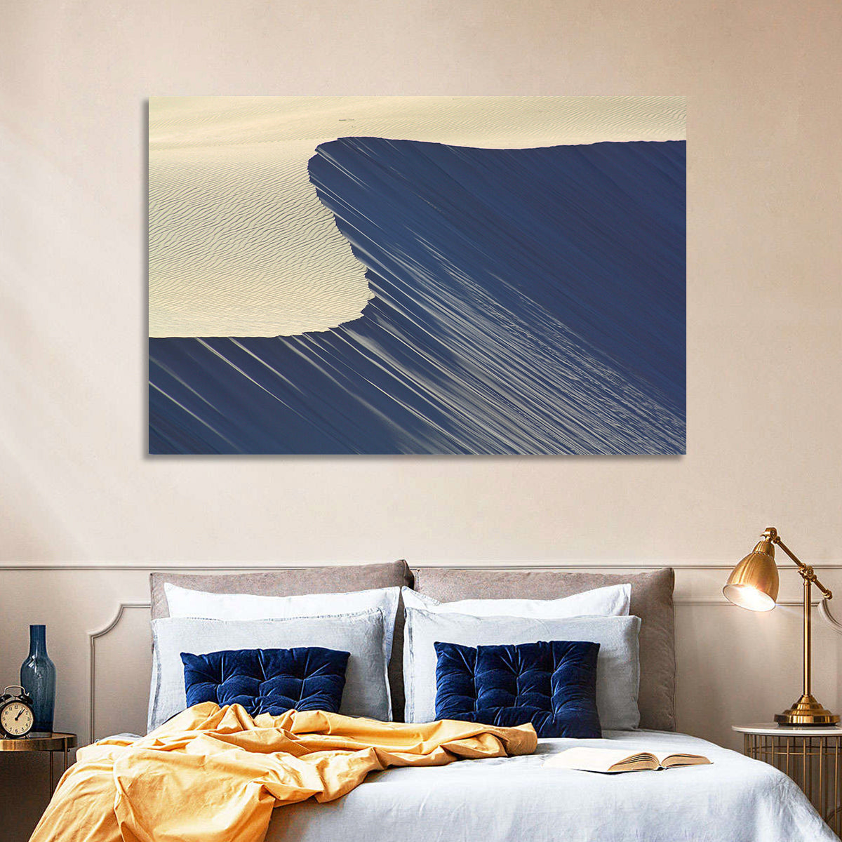 Minimalist Sand Dunes in Late Light Wall Art