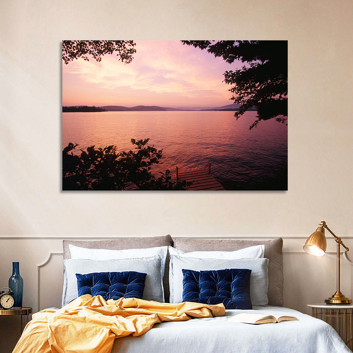 Lake Winnipesaukee Sunset Wall Art