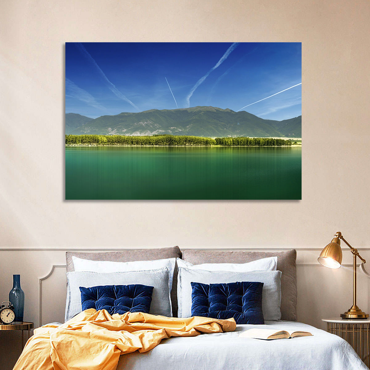 Koprinka Dam Reflections Wall Art