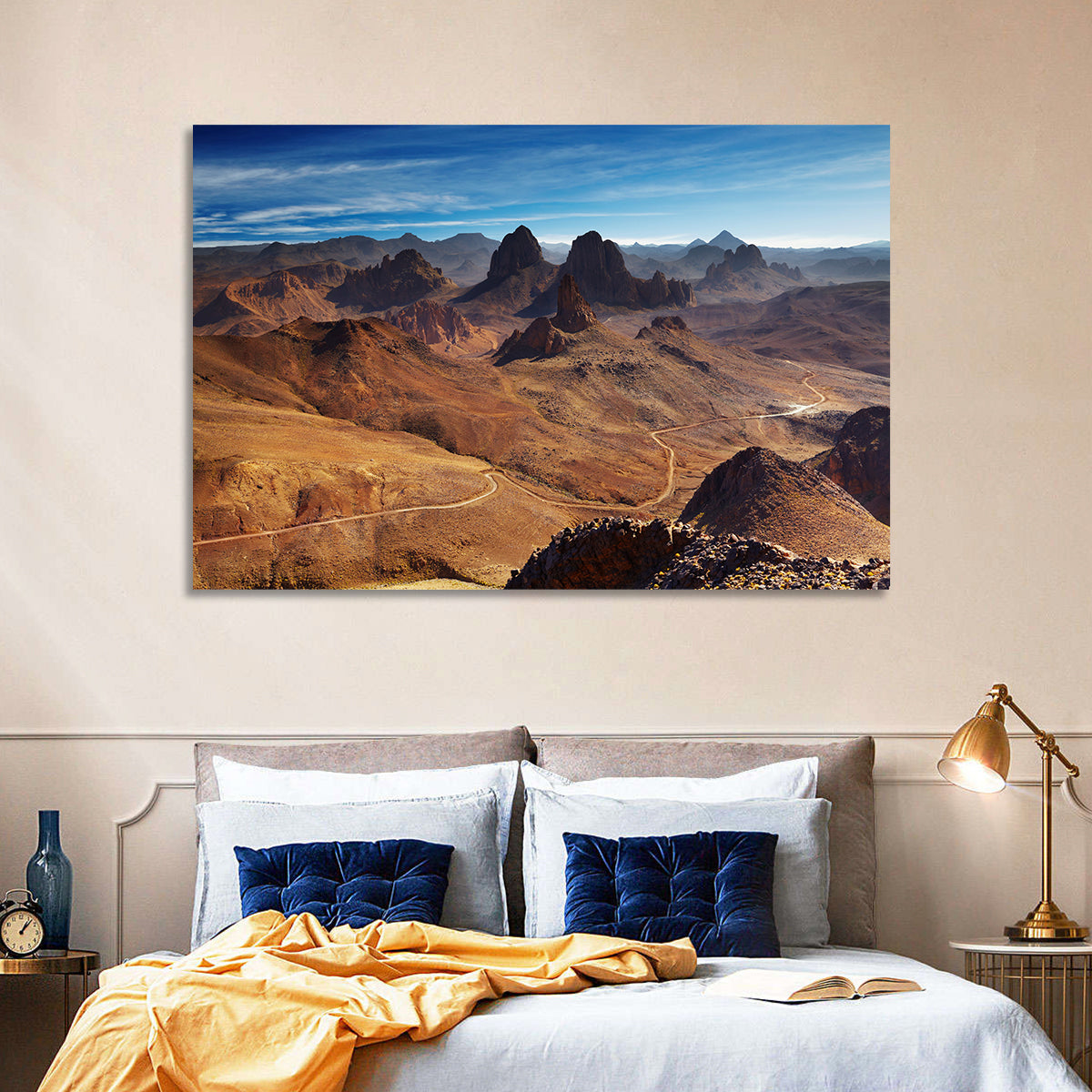 Hoggar Mountain Road Wall Art