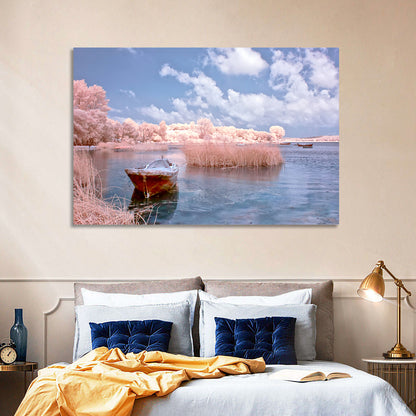 Golyazi Lake Boat Wall Art