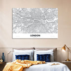 London River Map Wall Art