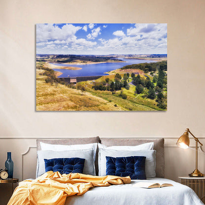 Oberon Lake Aerial Landscape Wall Art