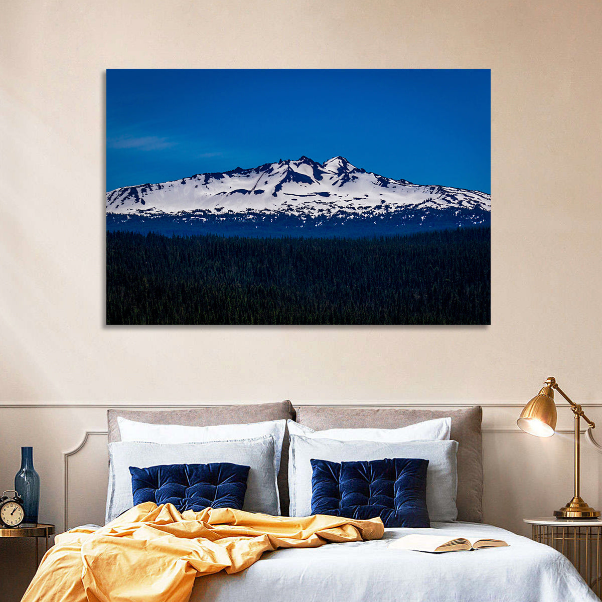 Diamond Peak, Oregon Wall Art in a room, landscape