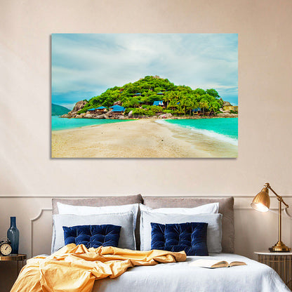 Koh Nang Yuan Sandbar Island Beach Wall Art