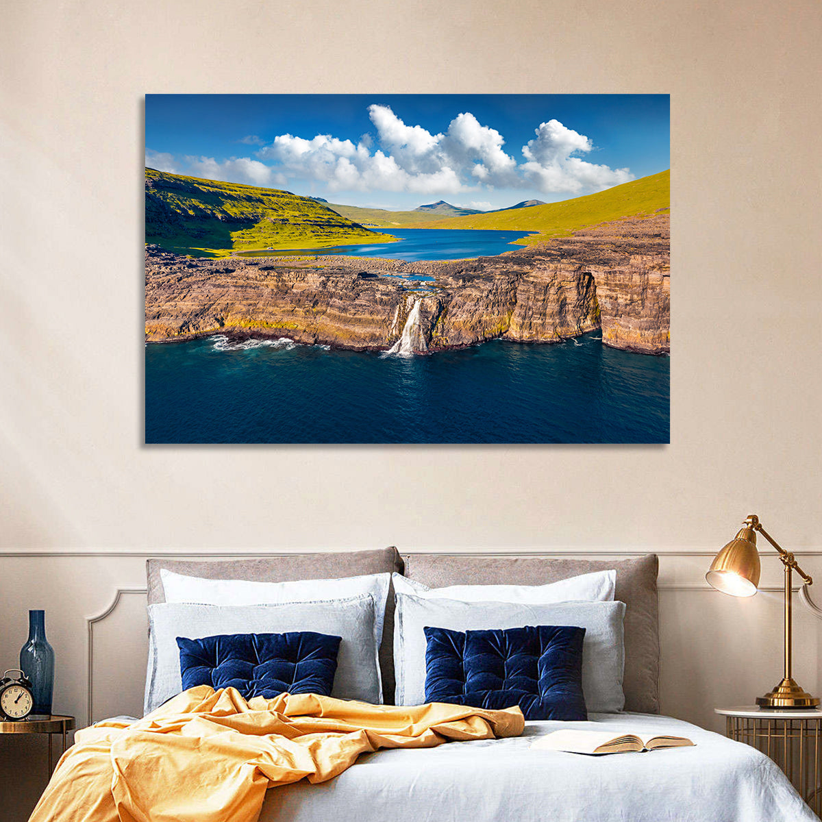 Mulafossur Waterfall Gasadalur Wall Art