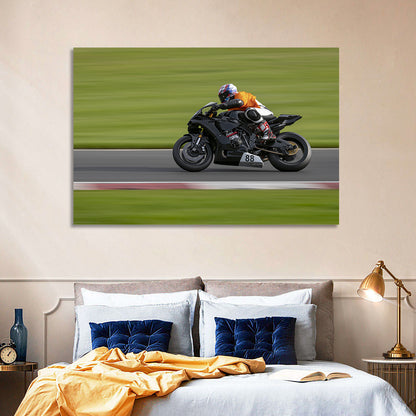 Motorcycle Racer No. 88 Wall Art