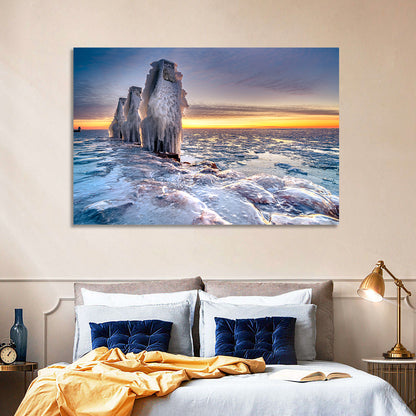 Netherlands Ice Sculpture Wall Art