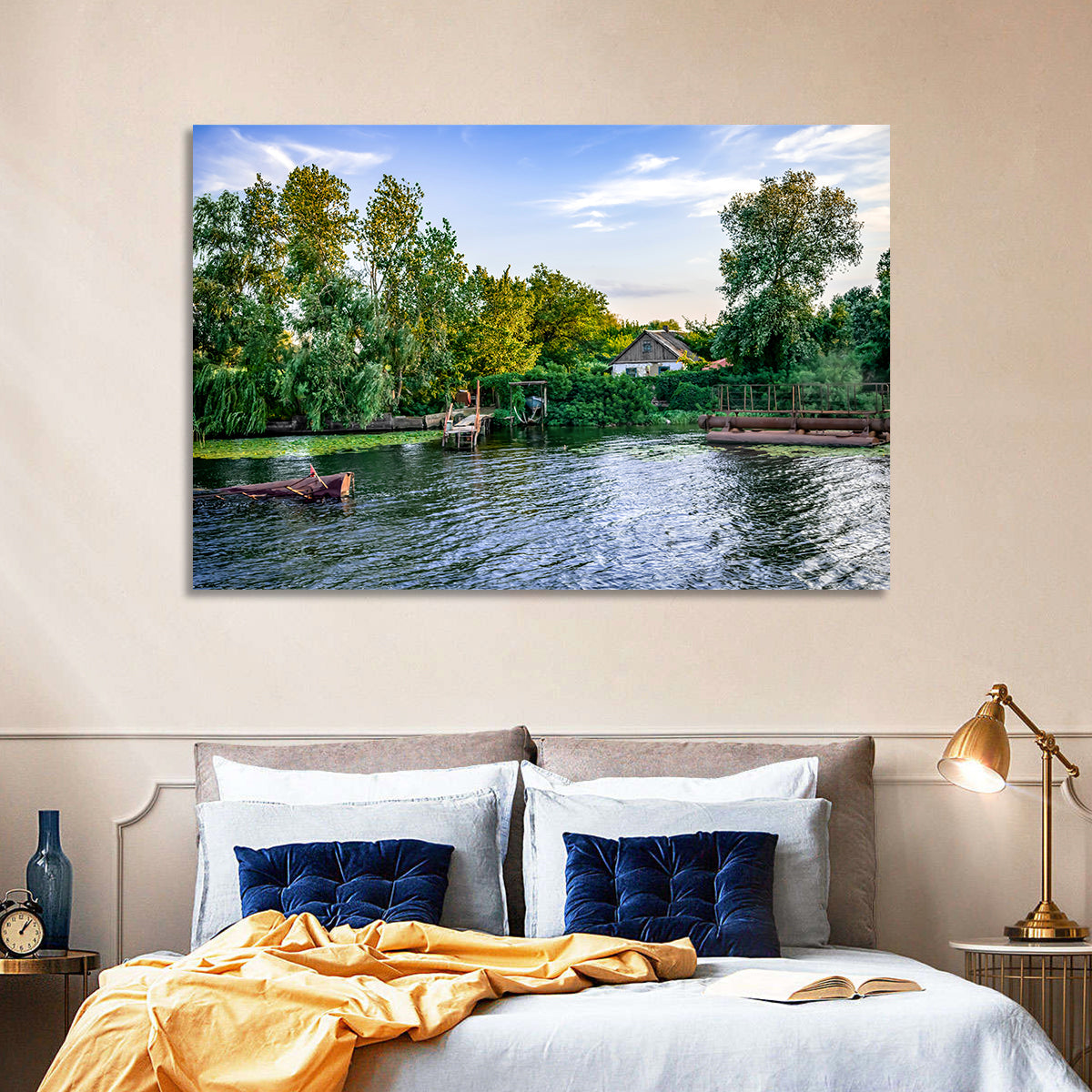 Konka River Golden Hour Wall Art