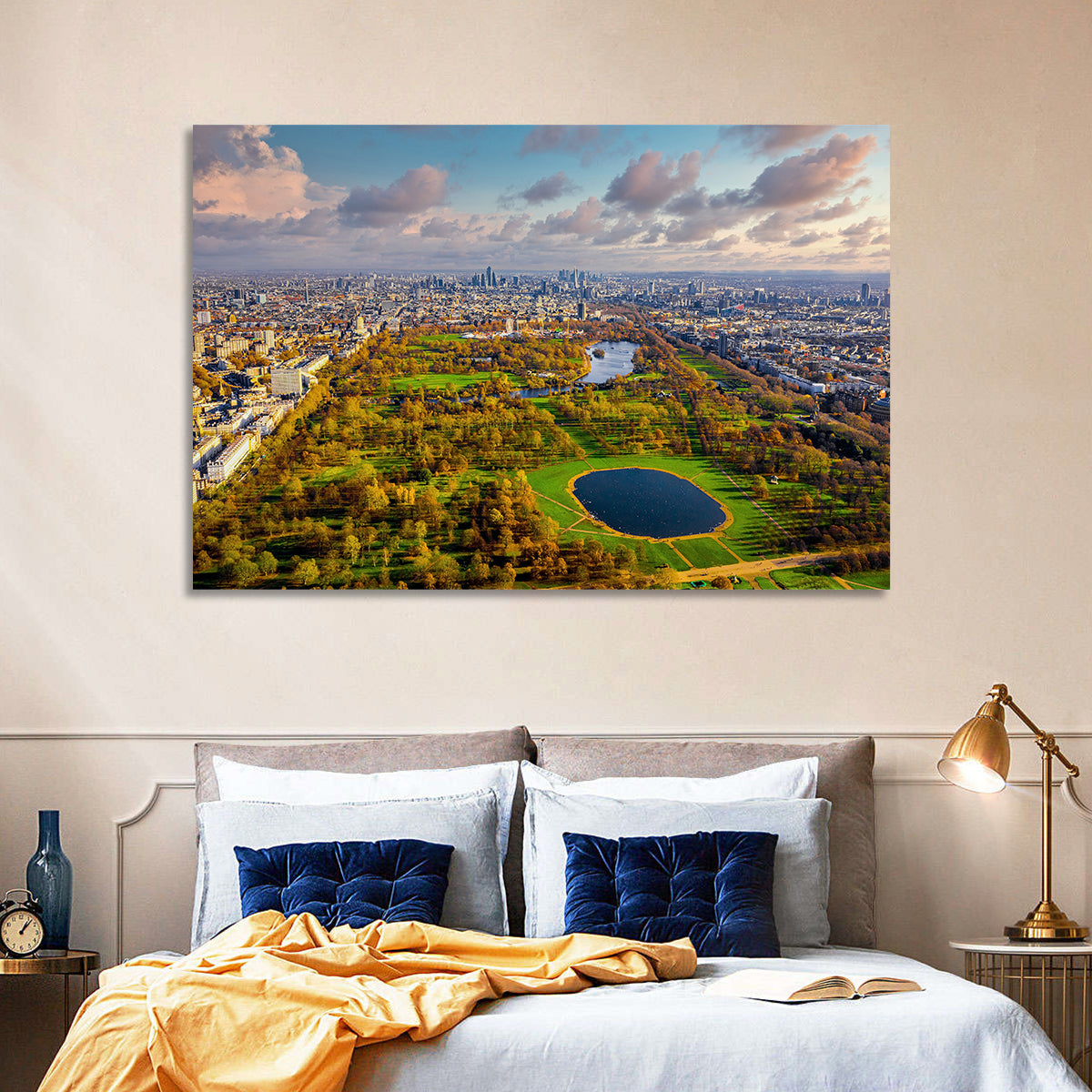 Hyde Park Aerial View Wall Art