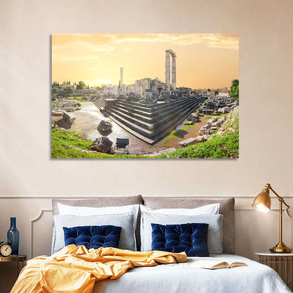 Temple of Apollo at Didyma at Golden Hour Wall Art