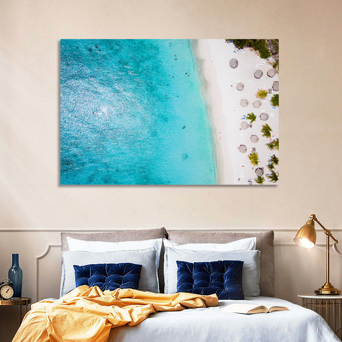 Cas Abou Aerial Shoreline Wall Art