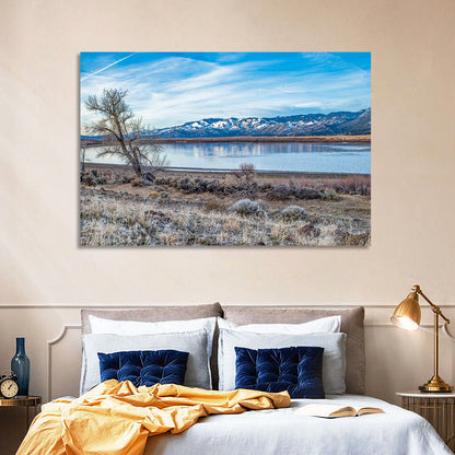 Winter Washoe Lake Morning Wall Art
