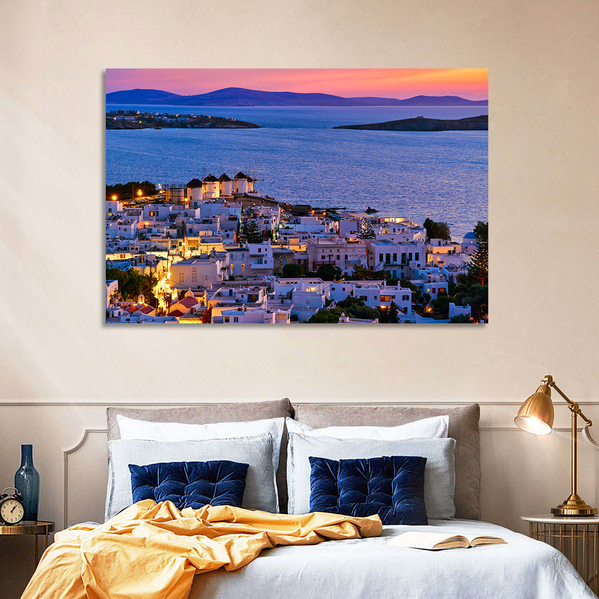 Kato Mili Windmills at Twilight Wall Art
