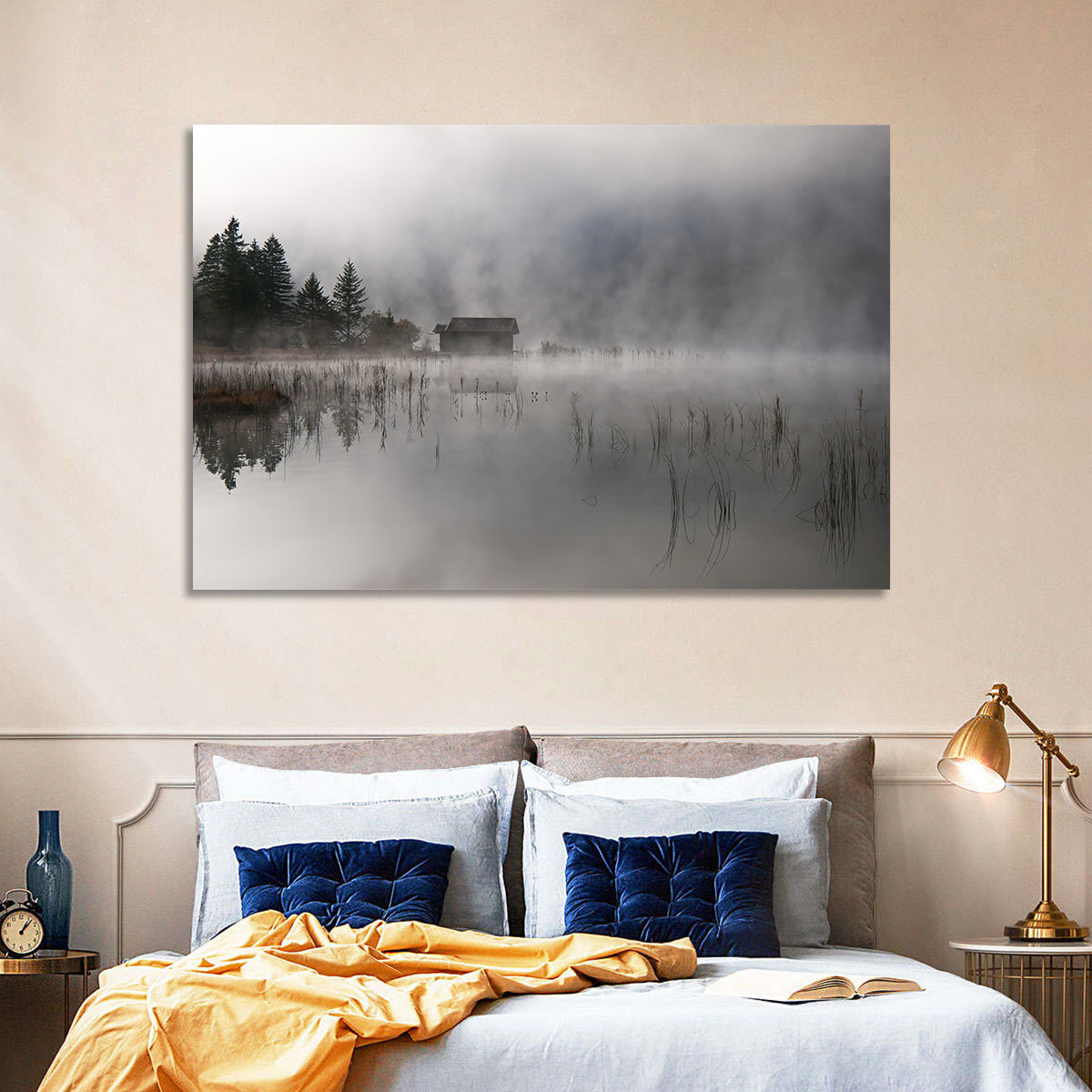 Ferchensee Morning Mist Wall Art