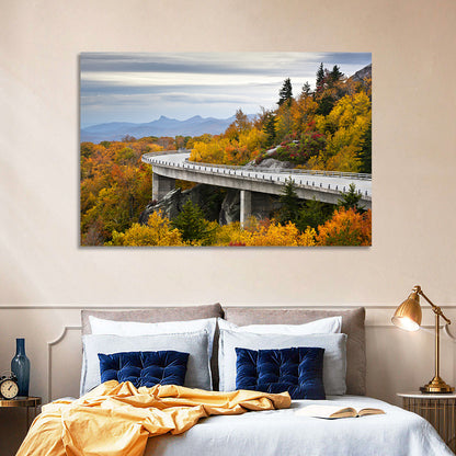 Linn Cove Viaduct at Grandfather Mountain Wall Art
