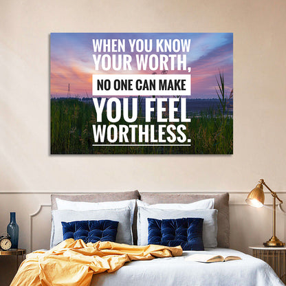 When You Know Your Worth, Golden Hour Wall Art