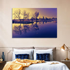 Winter Lake Morning Wall Art