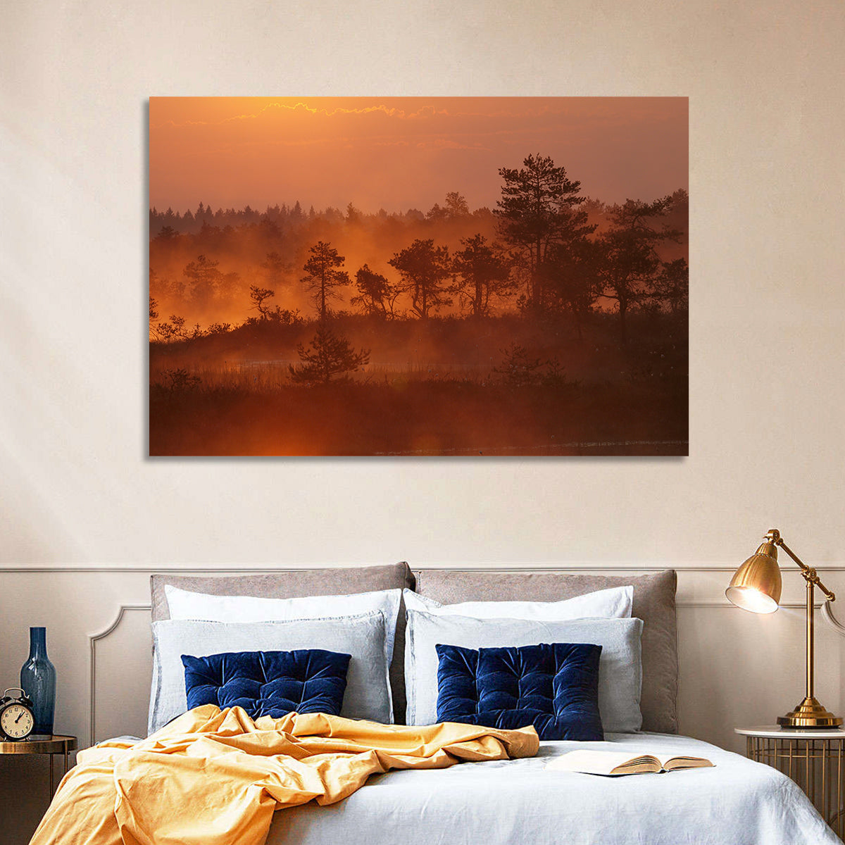 Kakerdaja Bog at Sunrise Wall Art