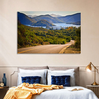 Lake Hodges Roadside Vista Wall Art