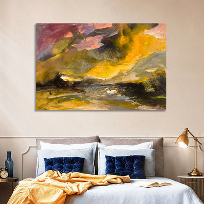 Coastal Storm Abstract Wall Art