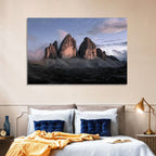 Tre Cime at Dusk Wall Art