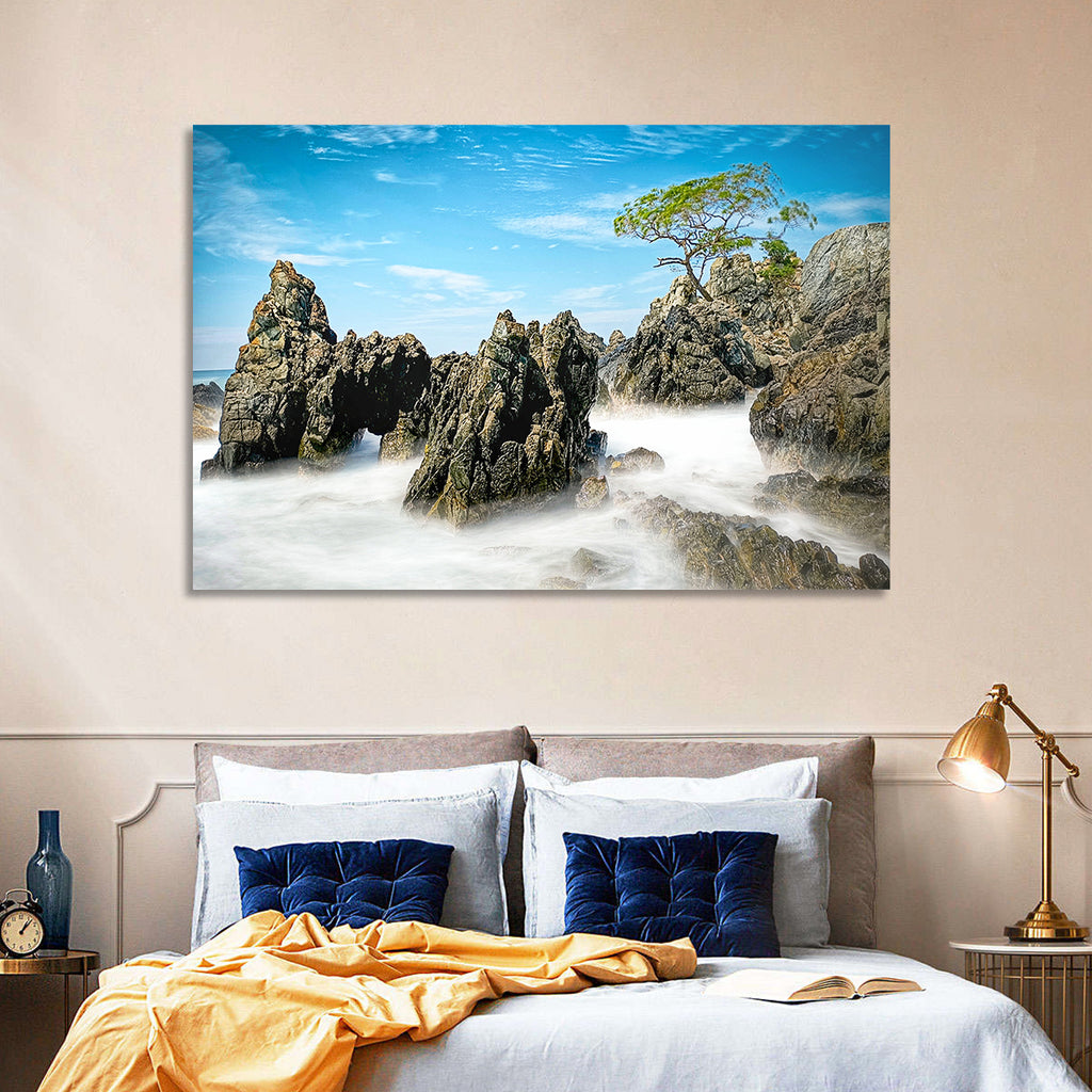 Karang Bebay Misty Shore Wall Art