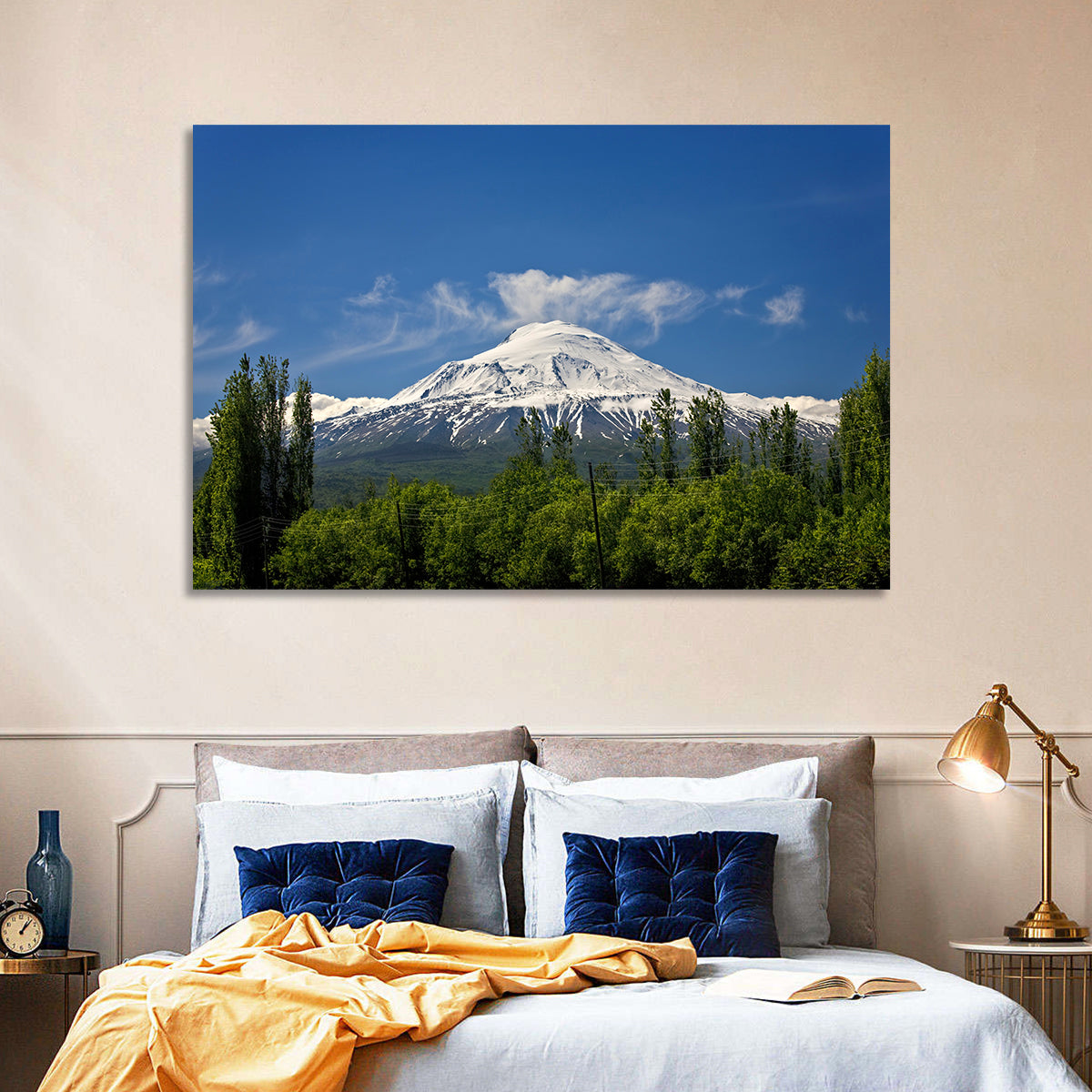 Mount Ararat Wall Art in a room, landscape