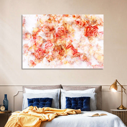 Scattered Dried Rose Petals Wall Art