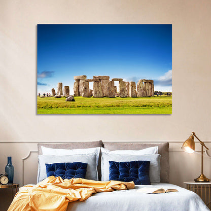 Stonehenge Under Blue Sky Wall Art