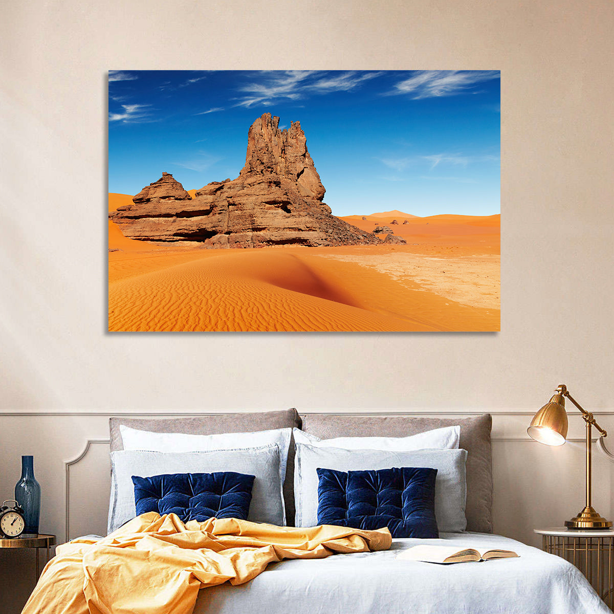 Sahara Rock Formation Landscape Wall Art
