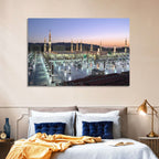 Nabawi Mosque at Dusk, Medina Wall Art