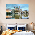 Karlskirche at Golden Hour Wall Art